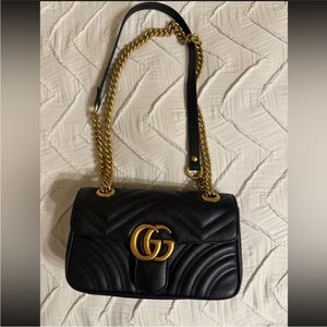 Black Marmont size small. New. Designer inspired. Double G.